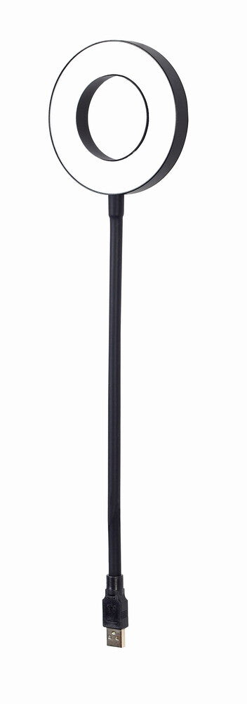 Gembird NL-LEDRING-01 USB gadget Sort, Hvid Lampe