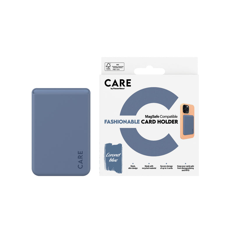 PanzerGlass CARE™ by ® Kortholder Blå iPhone