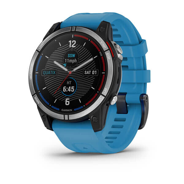Garmin quatix 7 3,3 cm (1.3") MIP 47 mm Digital 260 x 260 pixel Berøringsskærm Blå Wi-Fi GPS (satellit)