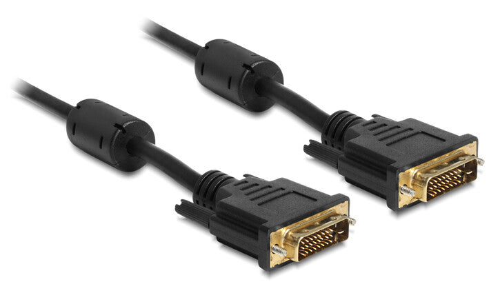 DeLOCK 83191 DVI kabel 3 m DVI-D Sort
