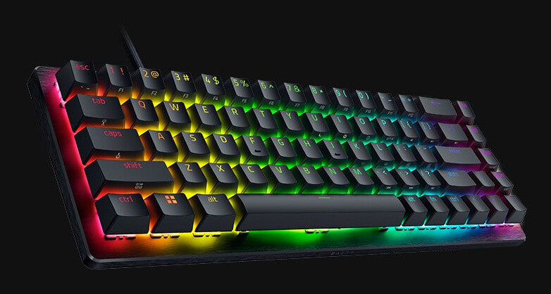 Razer Huntsman V3 HE Magnetic Mini 65% 8KHz tastatur Spil USB QWERTY Engelsk Sort