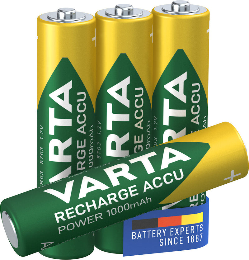 Varta 05703 Genopladeligt batteri AAA Nikkel-Metalhydrid (NiMH)