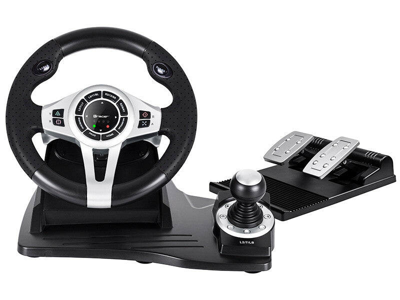 Tracer TRAJOY46524 spil-controller Sort Rat + Pedaler PlayStation 4, Playstation 3