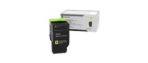Lexmark 78C0X40 tonerpatron Gul