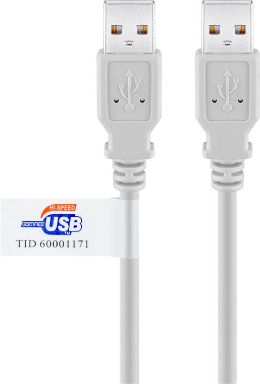 Goobay 50798 USB-kabel USB 2.0 5 m USB A 0,48 Gbit/sek. Grå