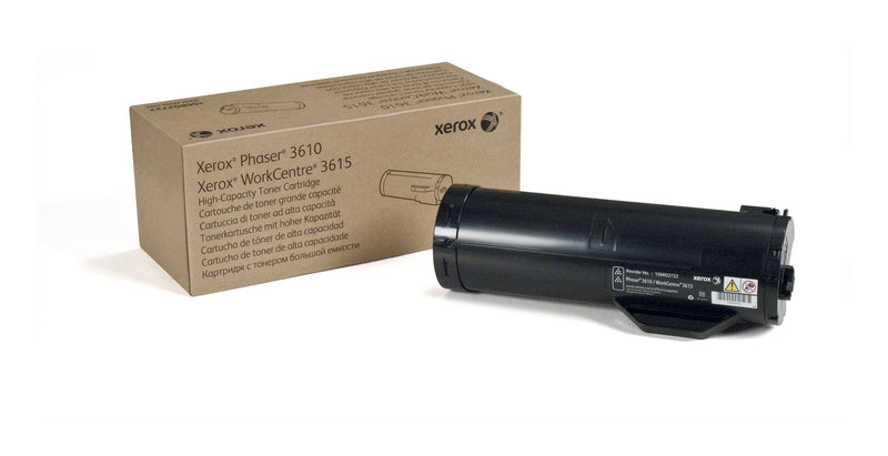 Xerox Phaser 3610 WorkCentre 3615 SORT tonerpatron med stor kapacitet (14.100 sider)
