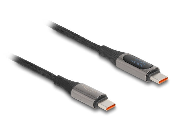 DeLOCK 86809 USB-kabel USB 2.0 2 m USB B USB C 0,48 Gbit/sek. 100 W Sort