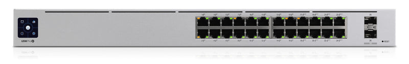 Ubiquiti UniFi Pro 24-Port PoE Administreret L2/L3 Gigabit Ethernet (10/100/1000) Strøm over Ethernet (PoE) 1U Sølv
