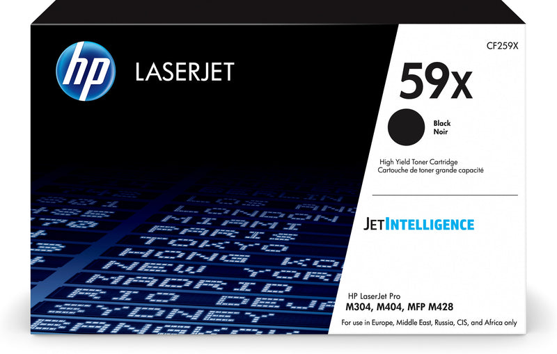 HP 59X Original LaserJet-tonerpatron med høj kapacitet, sort