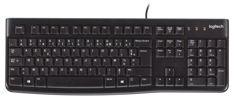 Logitech Keyboard K120 for Business tastatur Universel USB AZERTY Fransk Sort