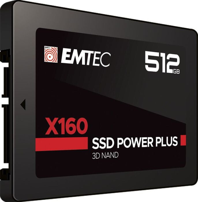 Emtec X160 512 GB 2.5" Serial ATA III QLC 3D NAND