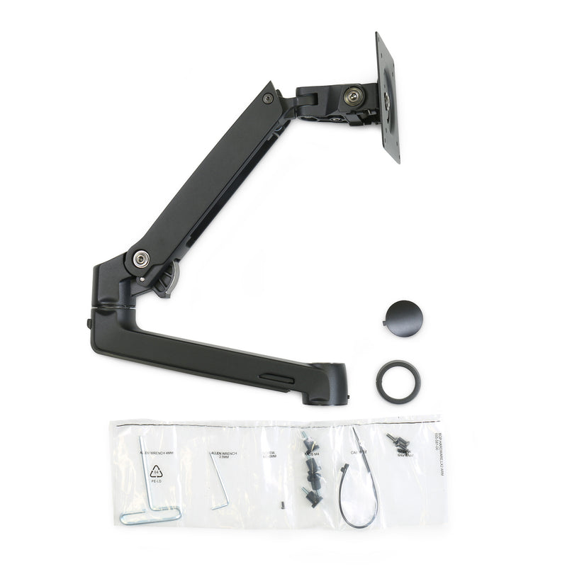 Ergotron LX Dual Stacking Arm, Extension and Collar Kit, Matte Black. Sort