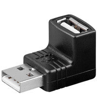 Goobay USB A M/FM USB B FM Sort