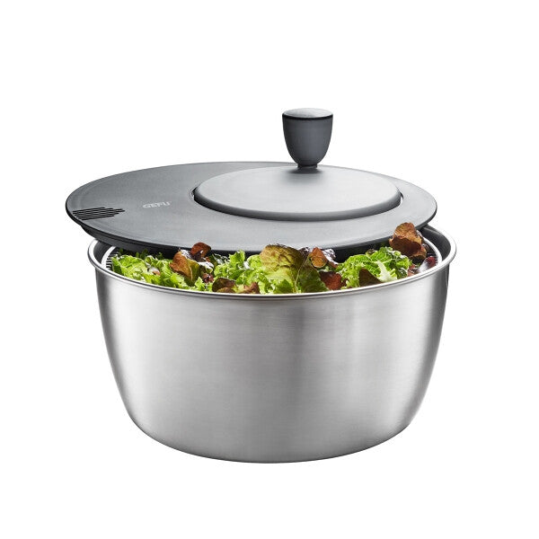 GEFU Rotare salatspinner Rustfrit stål Håndsving/håndtag