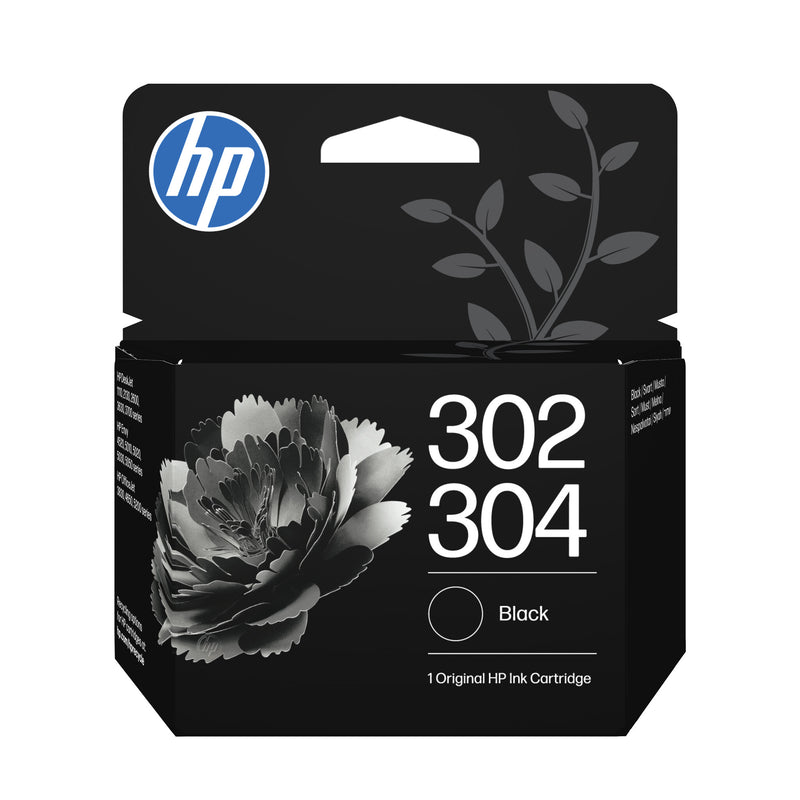 HP Original 302/304-blækpatron, sort