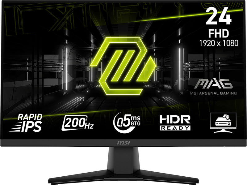 MSI MAG 242F computerskærm 60,5 cm (23.8") 1920 x 1080 pixel Fuld HD LCD Sort