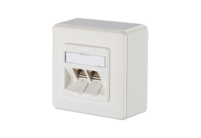 METZ CONNECT 1309120002-E stikkontakt RJ-45 Hvid