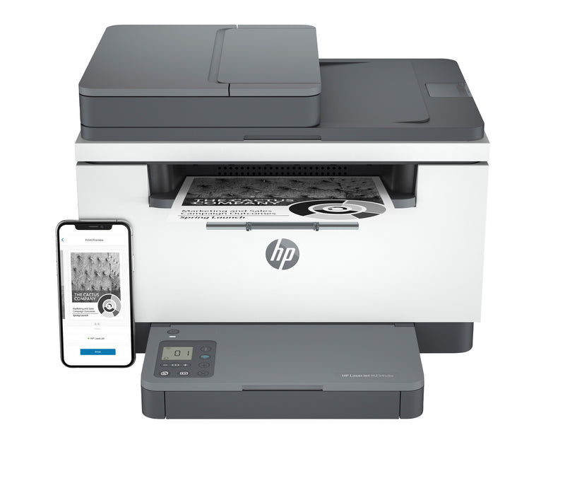HP LaserJet M234sdw Trådløst Multifunction Sort og hvid Printer, Kopimaskine, scanner; Dupleks