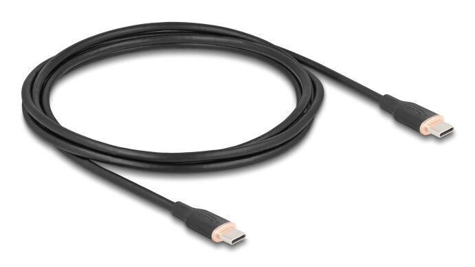 DeLOCK 81239 USB-kabel USB 2.0 2,5 m USB C 0,48 Gbit/sek. 60 W Sort