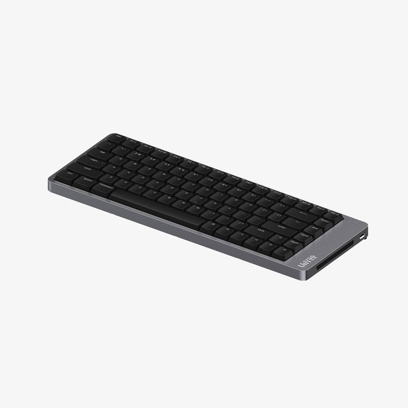Lofree Flow 2 84 tastatur Universel USB + RF Wireless + Bluetooth QWERTY Sort, Grå
