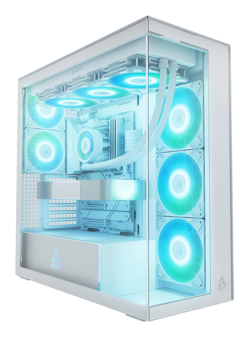 ARCTIC Xtender White (Clear Glass) Midi Tower Hvid