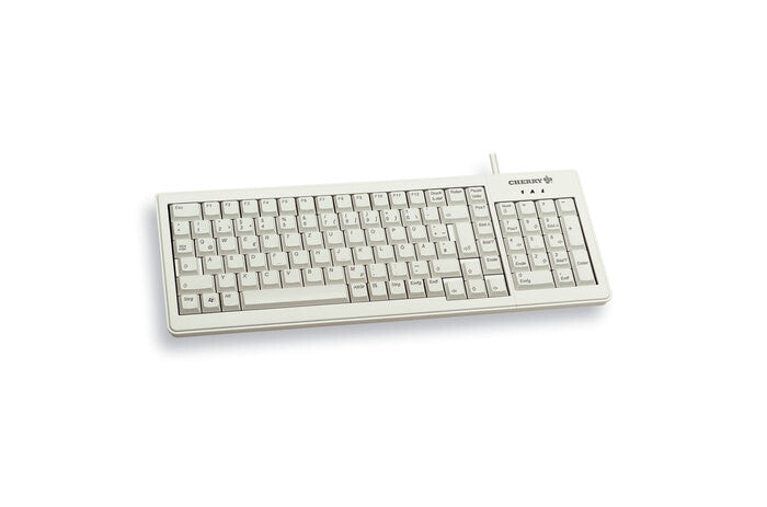 CHERRY XS tastatur Hjem USB QWERTZ Tysk Grå