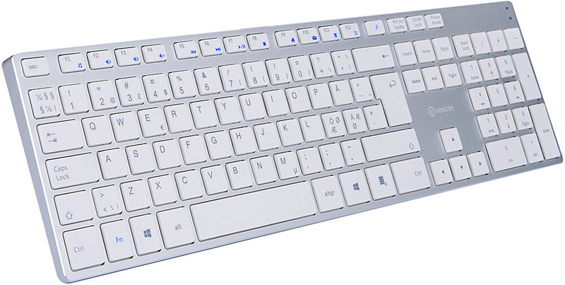 Voxicon DK-295WL-WHT tastatur Hjem RF trådløst Nordisk Hvid