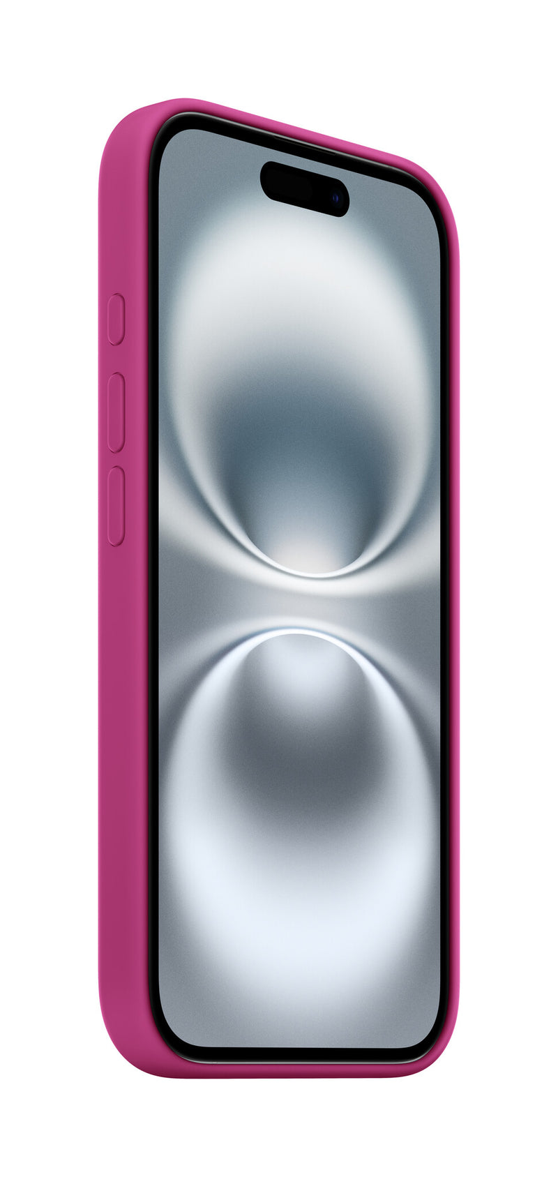 Apple Silikone-etui med MagSafe til iPhone 16 – fuchsia