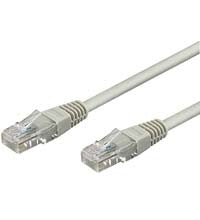 Goobay CAT 6-100 UTP Grey 1m netværkskabel Grå