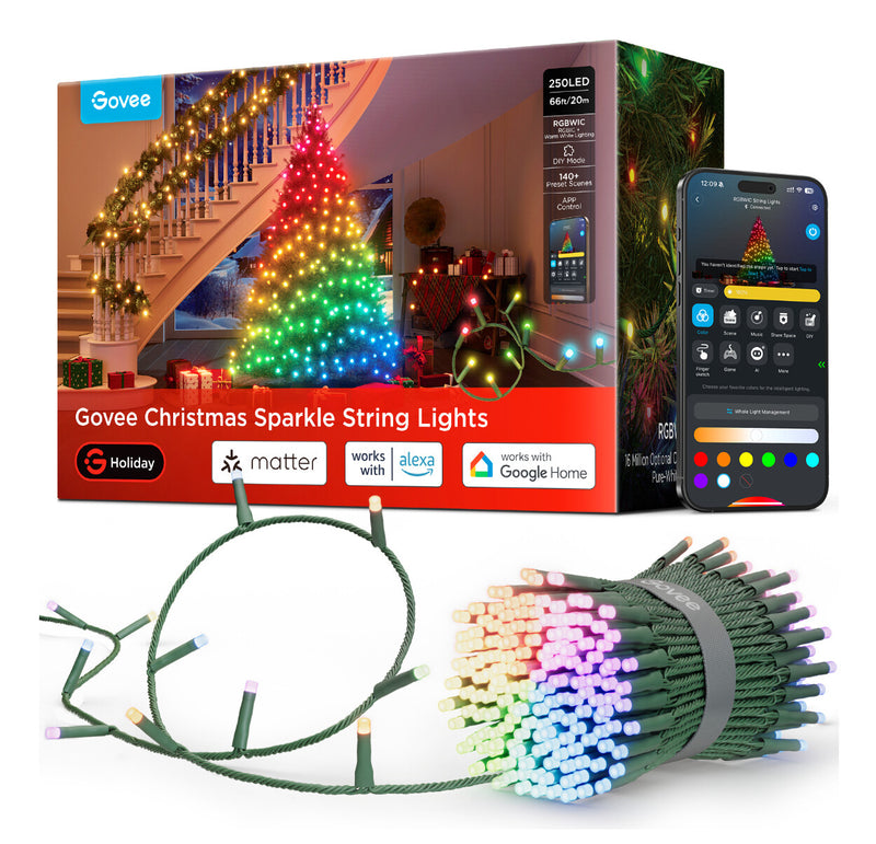 Govee H6870341 intelligent belysning Intelligent lyskæde Bluetooth