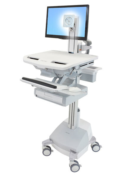 Ergotron StyleView Aluminium, Grå, Hvid Fladt panel Multimedie kurv