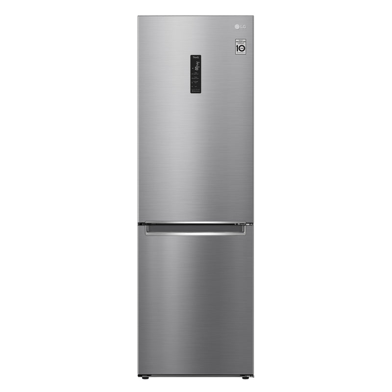 LG GBB71PZDMN Fritstående 341 L Sølv