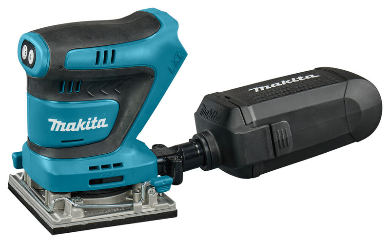 Makita DBO484Z transportabel slibemaskine Excentersliber 14000 OPM Sort, Blå