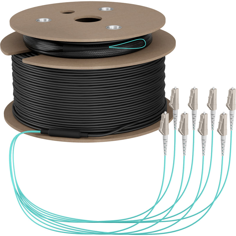 EFB Elektronik O8322S70OM3 InfiniBand og fiberoptisk kabel 70 m 8x LC U-DQ(ZN) BH Beige, Sort, Blå