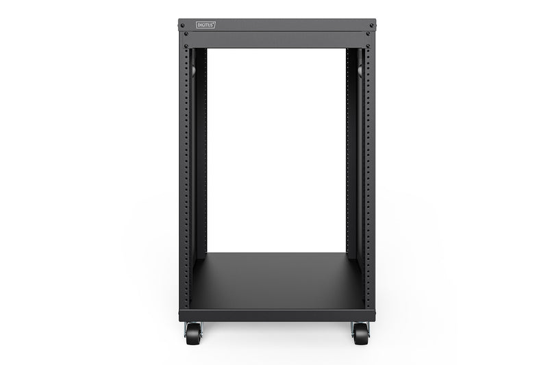 Digitus DN-48001 stativ 16U Fritstående reol Sort