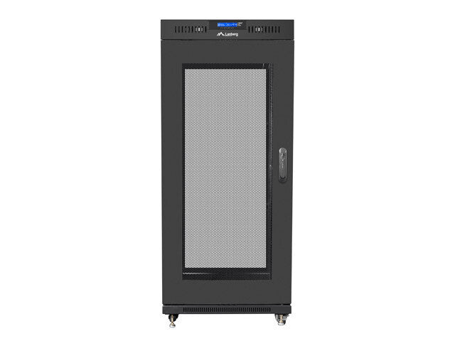 Lanberg FF01-8015-23BL stativ 15U Fritstående reol Sort