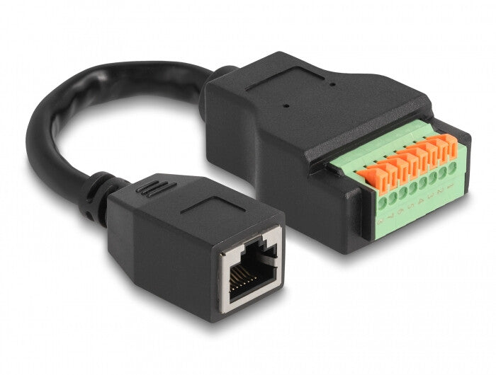 DeLOCK 66065 netværkskabel Sort 0,15 m Cat5e S/UTP (STP)