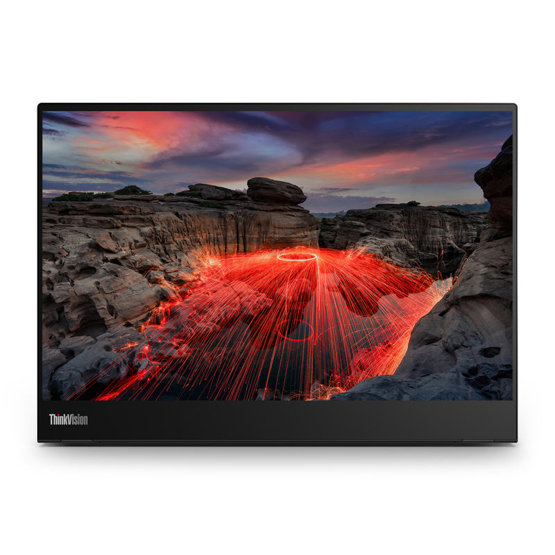 Lenovo ThinkVision M14t Gen 2 computerskærm 35,6 cm (14") 2240 x 1400 pixel 2.2K LED Berøringsskærm Sort