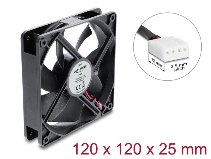 DeLOCK 67453 tilbehør til rack Køleventilator