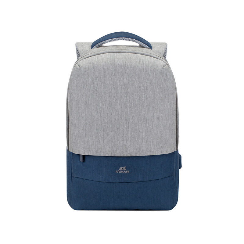 Rivacase 7562 GREY/DARK BLUE taske og etui til laptop 39,6 cm (15.6") Rygsæk Blå, Grå
