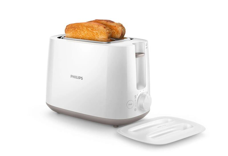Philips Daily Collection HD2582/00 brødrister 8 2 skive(r) 800 W Hvid