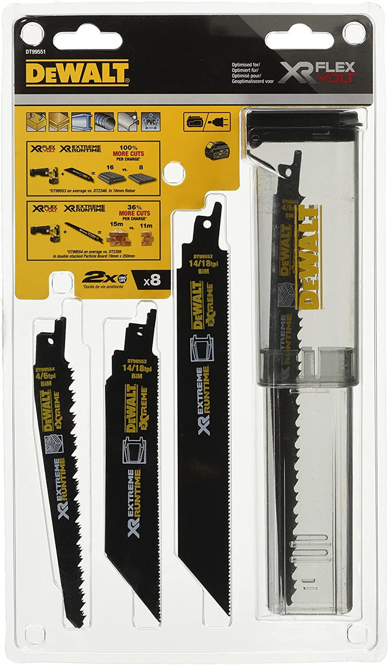 DeWALT DT99551-QZ stiksav, rullesav & sabelsavklinge Saber savklinge 1 stk