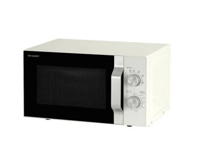 Sharp R204WA mikrobølgeovn Sølv, Hvid Solo mikroovn Bordplade 20 L 800 W