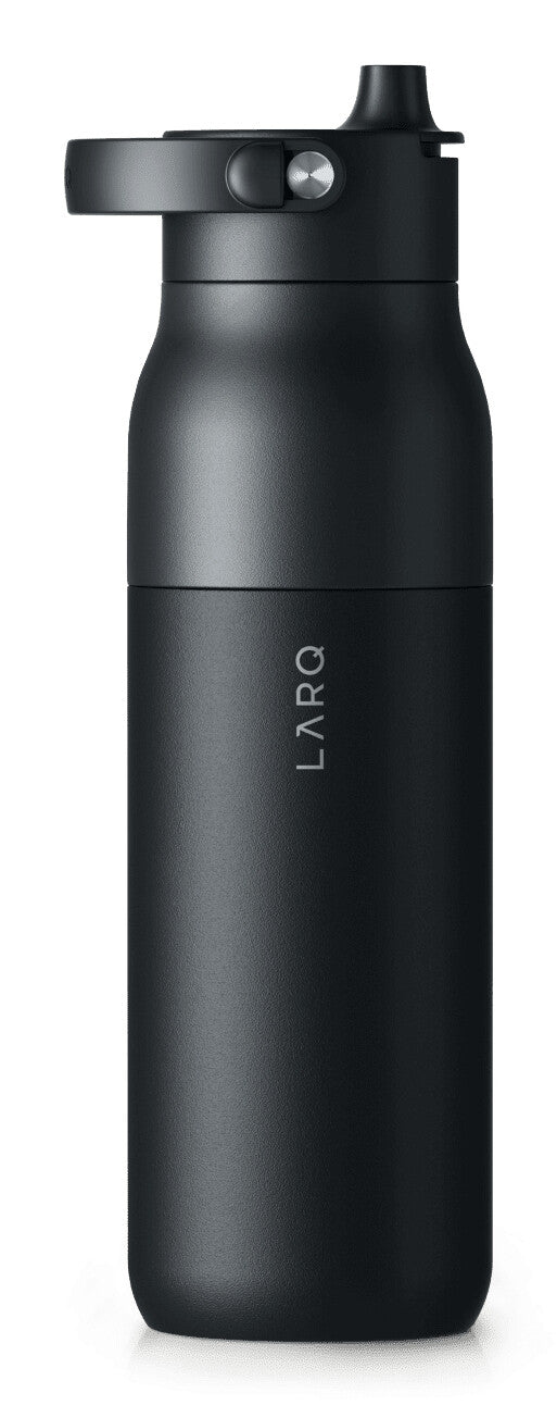 LARQ PureVis 2 Dagligt forbrug, Fitness, Vandring, Sport 680 ml Rustfrit stål Sort