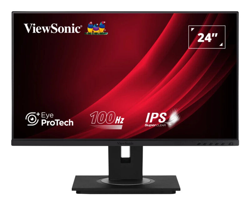 Viewsonic VG Series VG2448A-2 computerskærm 60,5 cm (23.8") 1920 x 1080 pixel Fuld HD LED Sort
