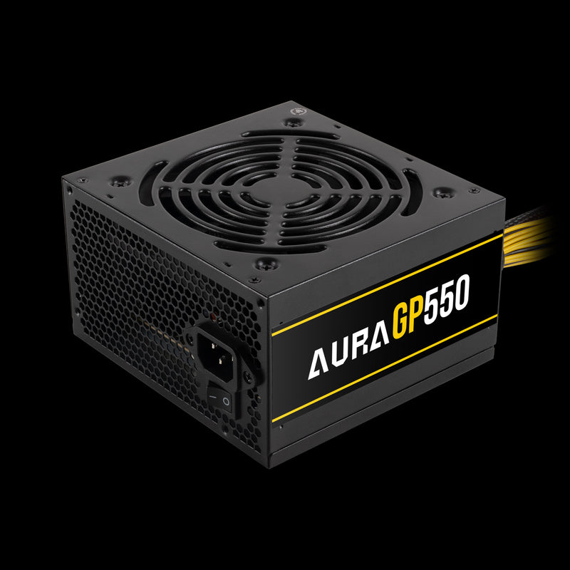 GAMDIAS AURA GP550 enhed til strømforsyning 550 W 24-pin ATX ATX Sort