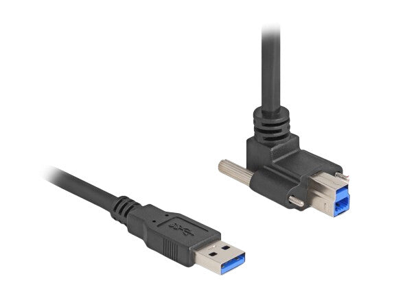 DeLOCK 80480 USB-kabel USB 3.2 Gen 1 (3.1 Gen 1) 1 m USB A USB B 5 Gbit/sek. Sort
