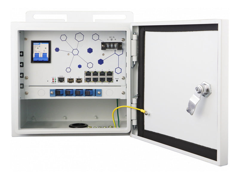 LevelOne OSW-1061 netværksswitch Administreret L2 2.5G Ethernet (100/1000/2500) Strøm over Ethernet (PoE) Sort