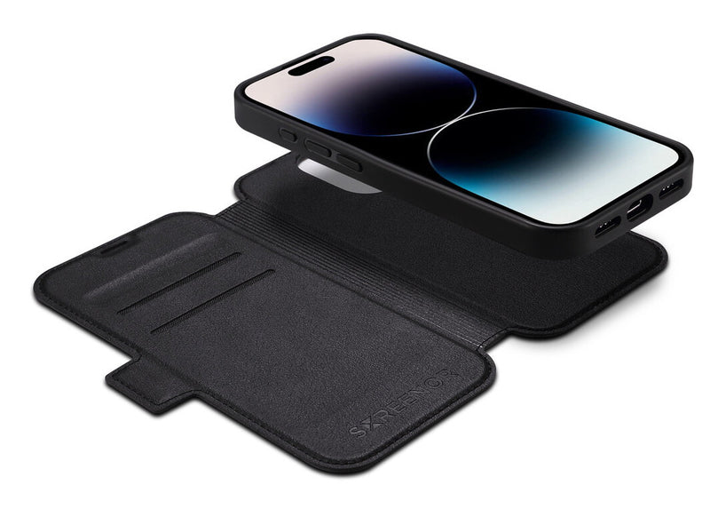 Screenor 30157SC mobiltelefon etui 15,5 cm (6.1") Tegnebogsetui Sort