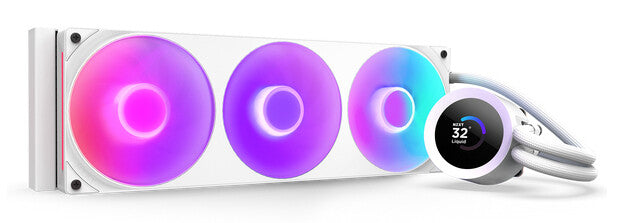 NZXT Kraken Plus 360 RGB Processor Alt-i-en væskekøler Hvid 1 stk